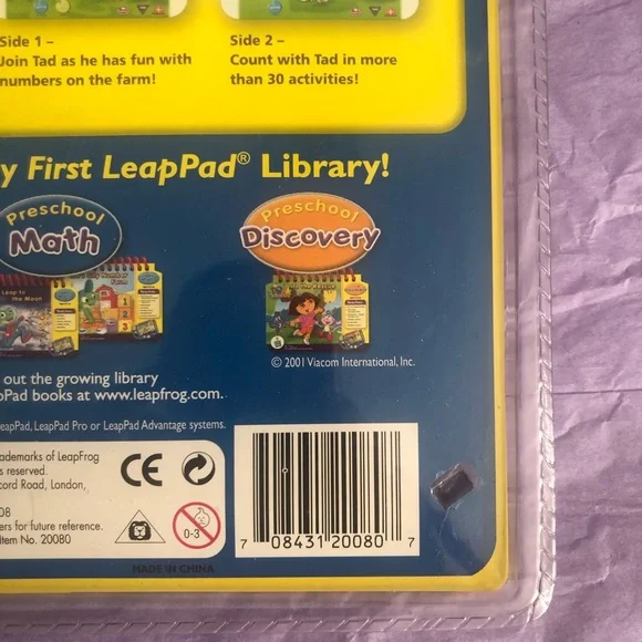Leap frog leap pad child’s math activity. New and sealed - Picture 11 of 11